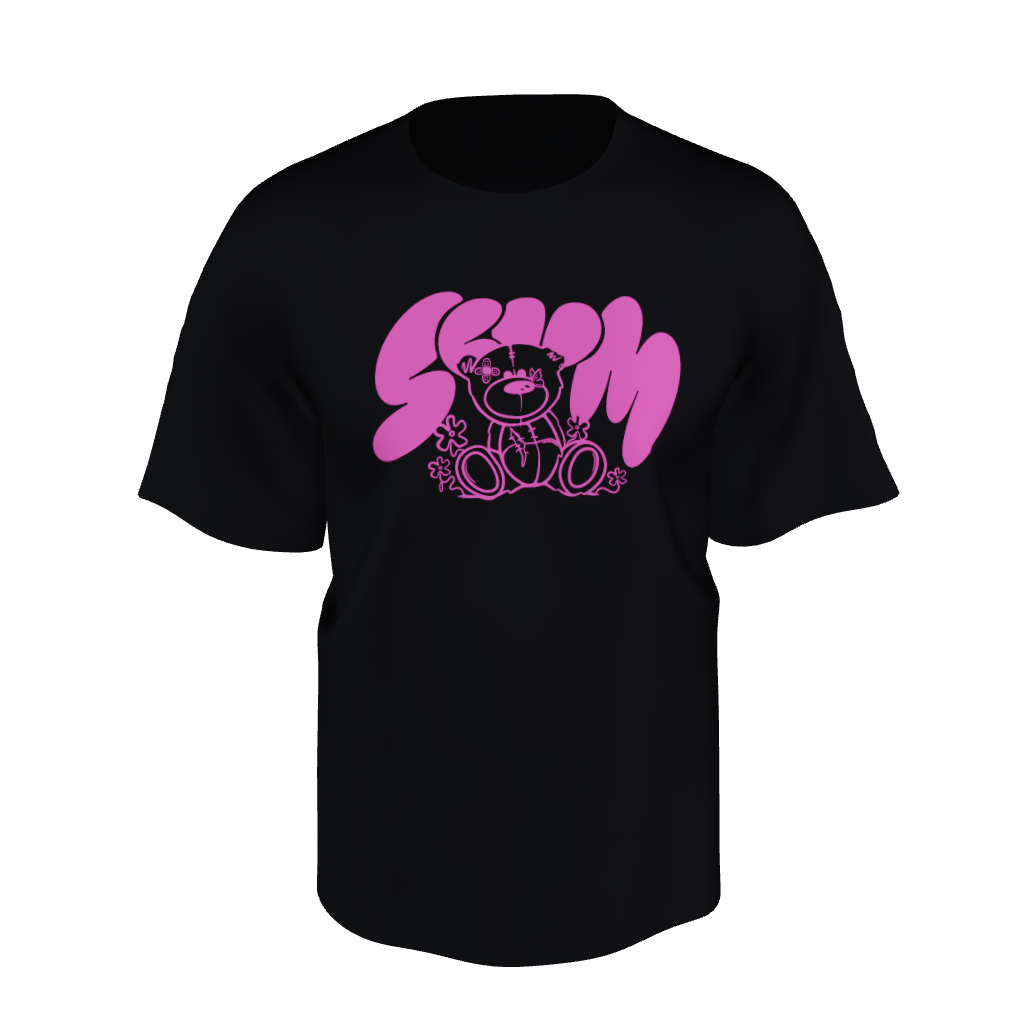 3D BLACK PATCH T-SHIRT