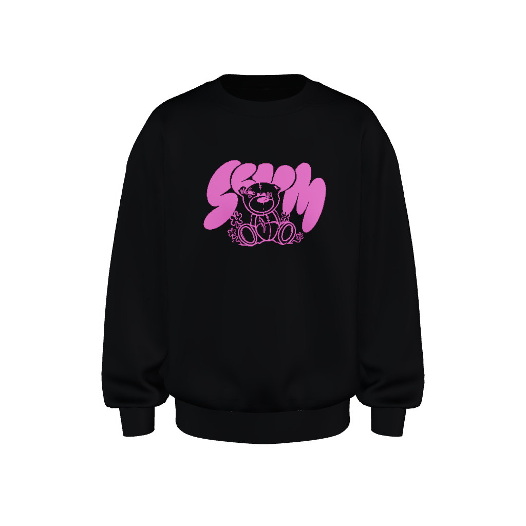 3D BLACK PATCH SWEATSHIRT