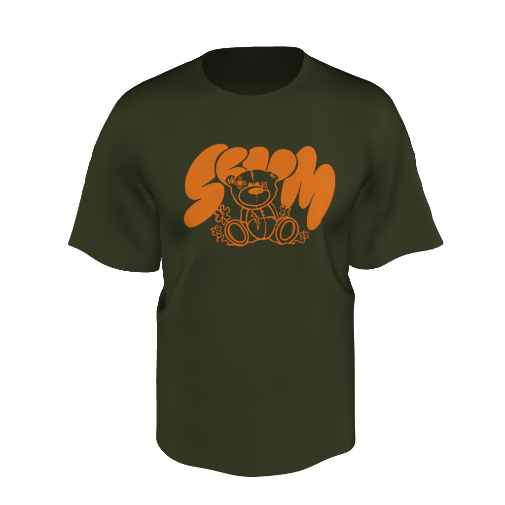 3D GREEN PATCH T-SHIRT