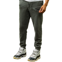 Patch Worthy pigment-dyed sweatpants