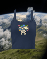 Patch John 3:16 Micro-Rib Tanktop