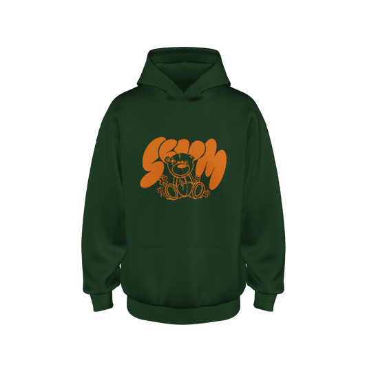 3D GREEN PATCH HOODIE