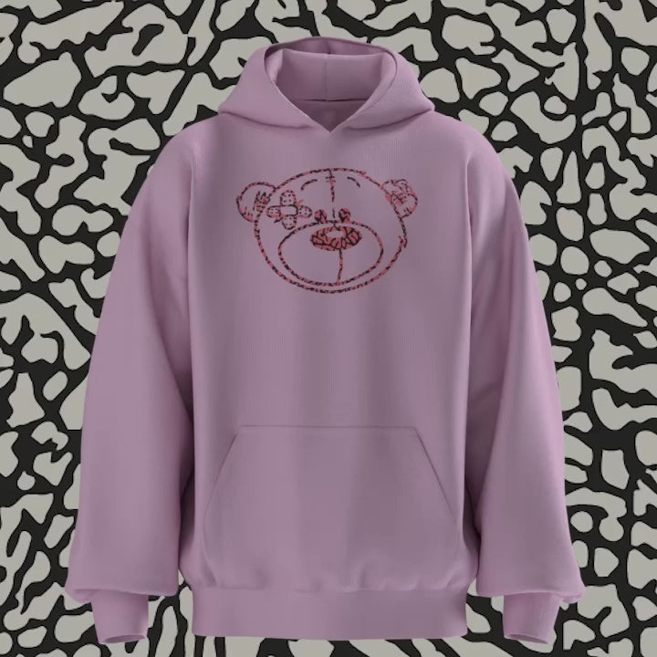 Patch Pink Cement Hoodie