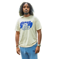 Patch in the garden zwaargewicht T-shirt