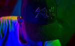 up front view of the black scum cap
