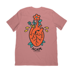 pink agape t-shirt back