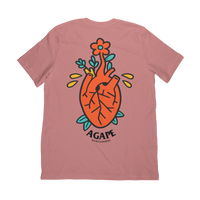 pink agape t-shirt back