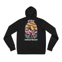 STAY UNAFRAID black hoodie