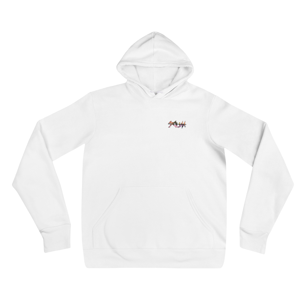 STAY UNAFRAID white hoodie