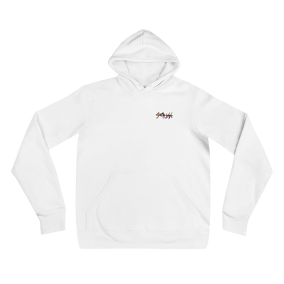 STAY UNAFRAID white hoodie